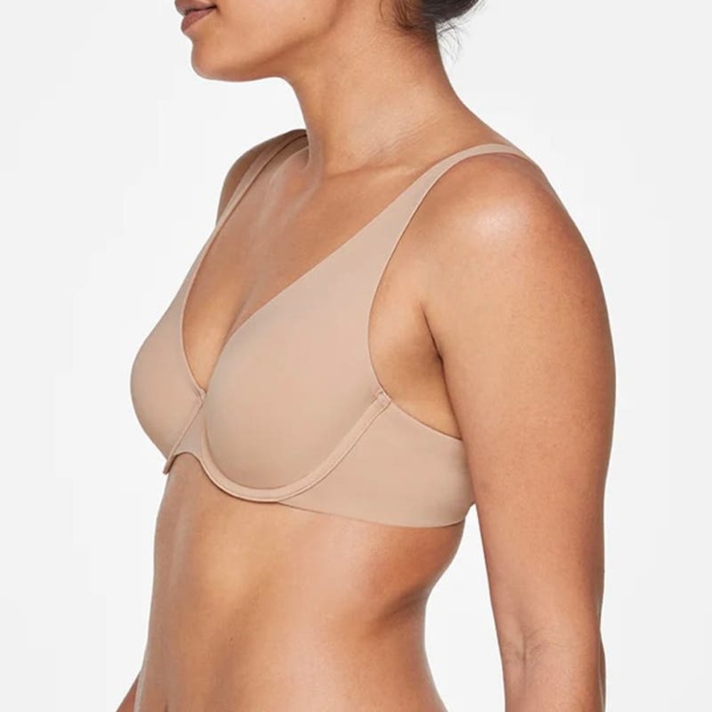 THIRDLOVE Second Skin Taupe Unlined Bra Size 34E